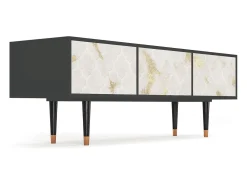 Mueble de TV - 170х59х48 cm - T4 - Sahara desert, Antracite Cinza antracite