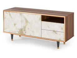 Mueble de TV - 125х56х41 cm - T7 - Sahara desert, Nogueira^ Móvel De Tv