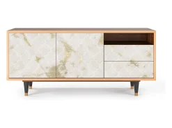 Mueble de TV - 125х56х41 cm - T7 - Sahara desert, Nogueira^ Móvel De Tv