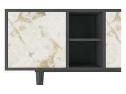 Mueble de TV - 150х69х41 cm - T5 - Sahara desert, Antracite^ Móvel De Tv