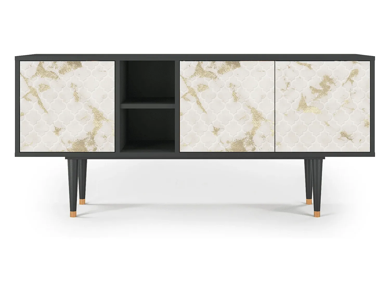 Mueble de TV - 150х69х41 cm - T5 - Sahara desert, Antracite^ Móvel De Tv