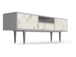 Móvel De Tv* Mueble de TV - 170х59х41 cm - T6 - Sahara desert, Cinza Cinzento