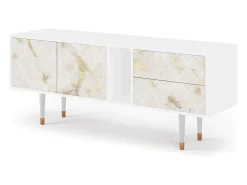 Mueble de TV - 170х69х48 cm - T1 - Sahara desert, Branco^ Móvel De Tv