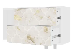Mueble de TV - 170х69х48 cm - T1 - Sahara desert, Branco^ Móvel De Tv
