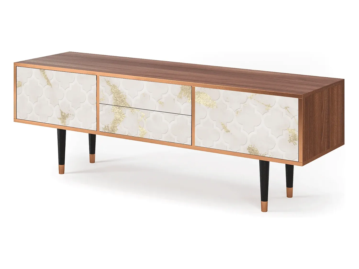 Mueble de TV - 170х59х48 cm - T4 - Sahara desert, Nogueira^ Móvel De Tv