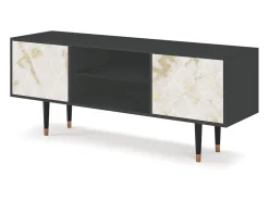 Hot Mueble de TV - 170х69х48 cm - T2 - Sahara desert, Antracite Cinza antracite