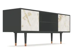 Hot Mueble de TV - 170х69х48 cm - T2 - Sahara desert, Antracite Cinza antracite