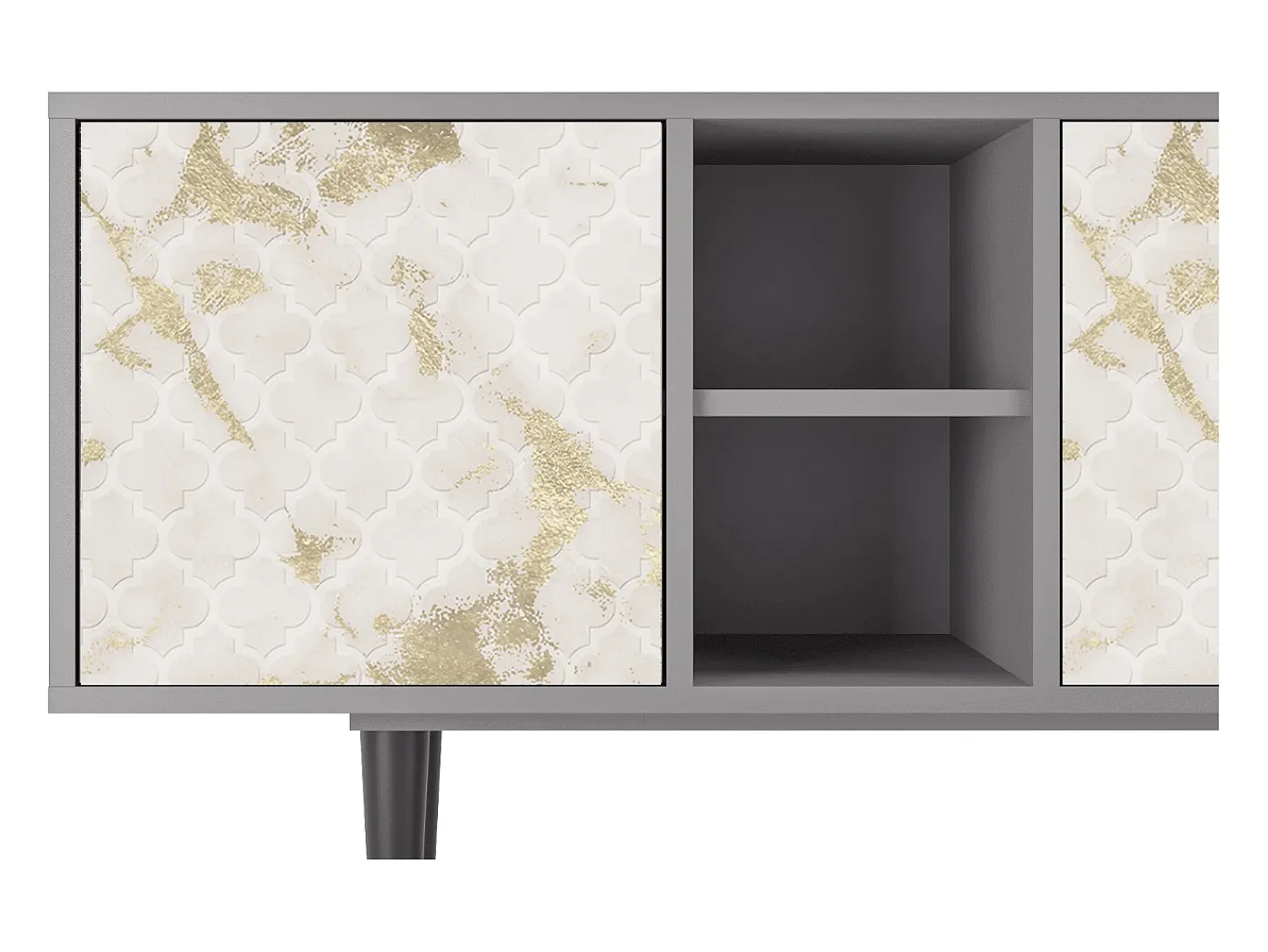 Mueble de TV - 150х69х41 cm - T5 - Sahara desert, Cinza^ Móvel De Tv