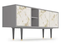 Mueble de TV - 150х69х41 cm - T5 - Sahara desert, Cinza^ Móvel De Tv