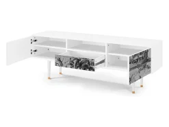 Móvel De Tv| Mueble de TV - 170х59х41 cm - T6 - Saint Martin, Branco Bege