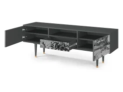 Móvel De Tv* Mueble de TV - 170х59х41 cm - T6 - Saint Martin, Antracite Cinza antracite