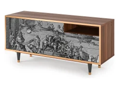 Online Mueble de TV - 125х56х41 cm - T7 - Saint Martin, Nogueira Castanho