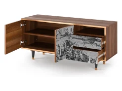 Online Mueble de TV - 125х56х41 cm - T7 - Saint Martin, Nogueira Castanho