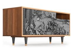 Online Mueble de TV - 125х56х41 cm - T7 - Saint Martin, Nogueira Castanho