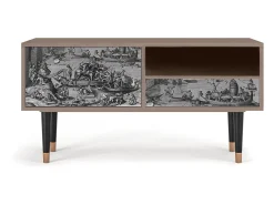 Móvel De Tv* Mueble de TV - 115х59х48 cm - T3 - Saint Martin, Latte Bege