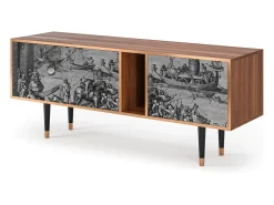 Mueble de TV - 170х69х48 cm - T1 - Saint Martin, Nogueira^ Móvel De Tv