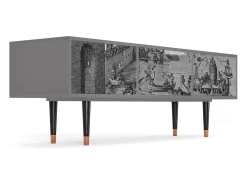 Mueble de TV - 170х59х48 cm - T4 - Saint Martin, Cinza^ Móvel De Tv