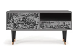 Móvel De Tv* Mueble de TV - 115х59х48 cm - T3 - Saint Martin, Areia Bege