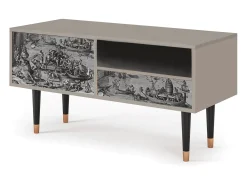 Móvel De Tv* Mueble de TV - 115х59х48 cm - T3 - Saint Martin, Areia Bege