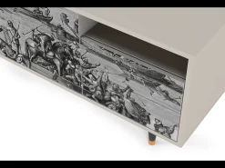 Mueble de TV - 125х56х41 cm - T7 - Saint Martin, Areia^ Móvel De Tv