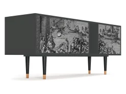 Móvel De Tv* Mueble de TV - 170х69х48 cm - T1 - Saint Martin, Antracite Cinza antracite
