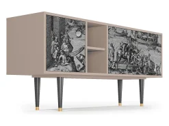 Mueble de TV - 150х69х41 cm - T5 - Saint Martin, Latte^ Móvel De Tv