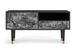 Sale Mueble de TV - 115х59х48 cm - T3 - Saint Martin, Antracite Cinza antracite