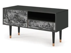 Sale Mueble de TV - 115х59х48 cm - T3 - Saint Martin, Antracite Cinza antracite