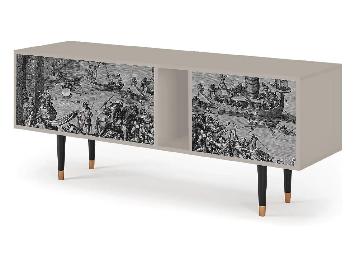 Mueble de TV - 170х69х48 cm - T1 - Saint Martin, Areia^ Móvel De Tv