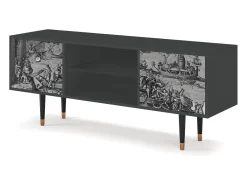 Mueble de TV - 170х69х48 cm - T2 - Saint Martin, Antracite^ Móvel De Tv