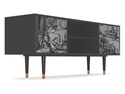Mueble de TV - 170х69х48 cm - T2 - Saint Martin, Antracite^ Móvel De Tv