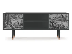 Mueble de TV - 170х69х48 cm - T2 - Saint Martin, Antracite^ Móvel De Tv