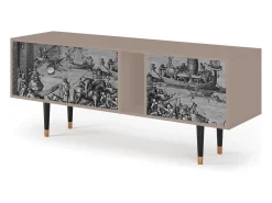Móvel De Tv* Mueble de TV - 170х69х48 cm - T1 - Saint Martin, Latte Bege