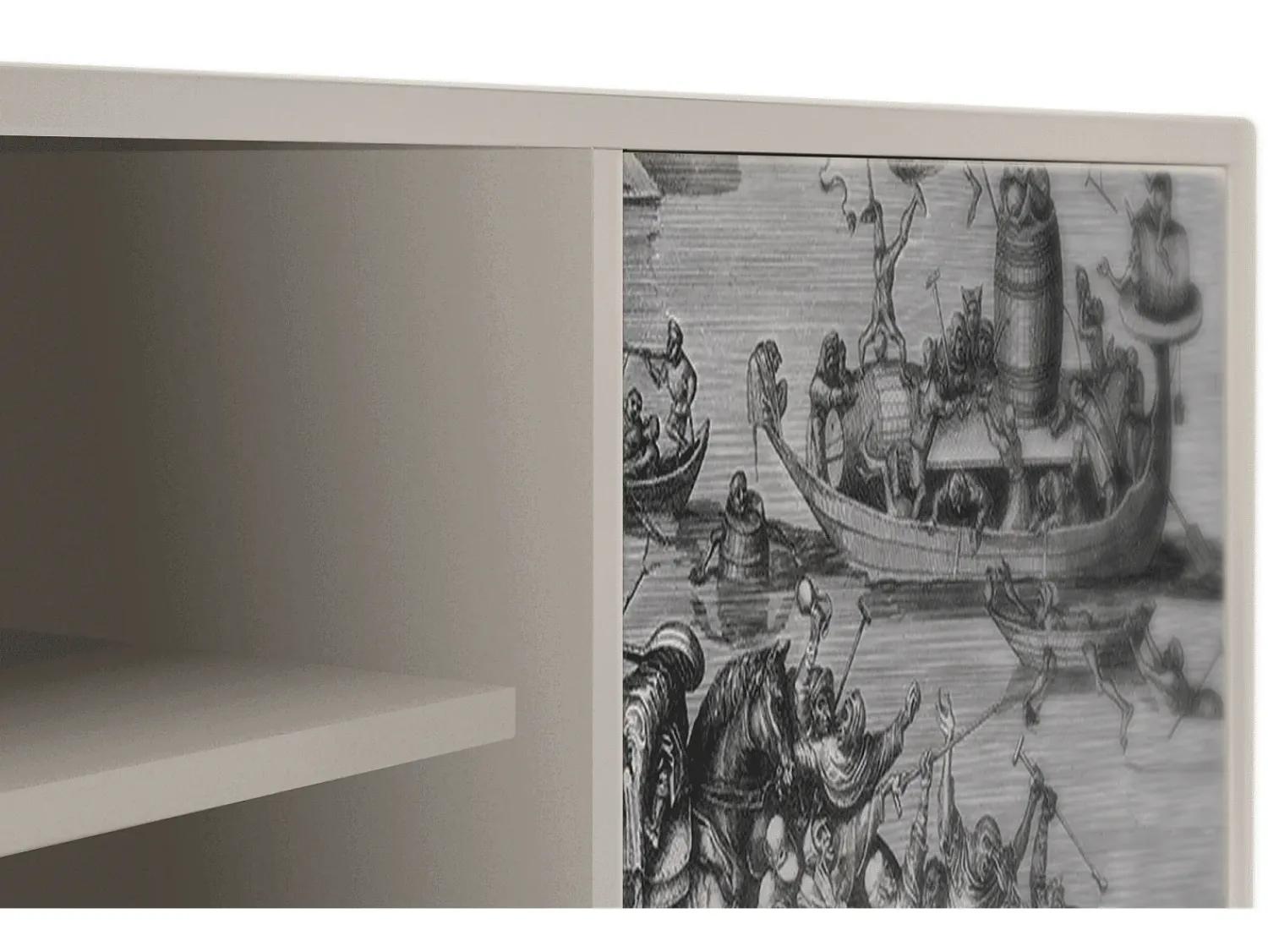 Clearance Mueble de TV - 170х69х48 cm - T2 - Saint Martin, Areia Bege