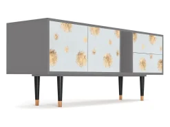 Móvel De Tv* Mueble de TV - 170х69х48 cm - T1 - Sky Latte, Cinza Cinzento