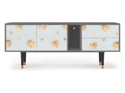 Móvel De Tv* Mueble de TV - 170х69х48 cm - T1 - Sky Latte, Cinza Cinzento