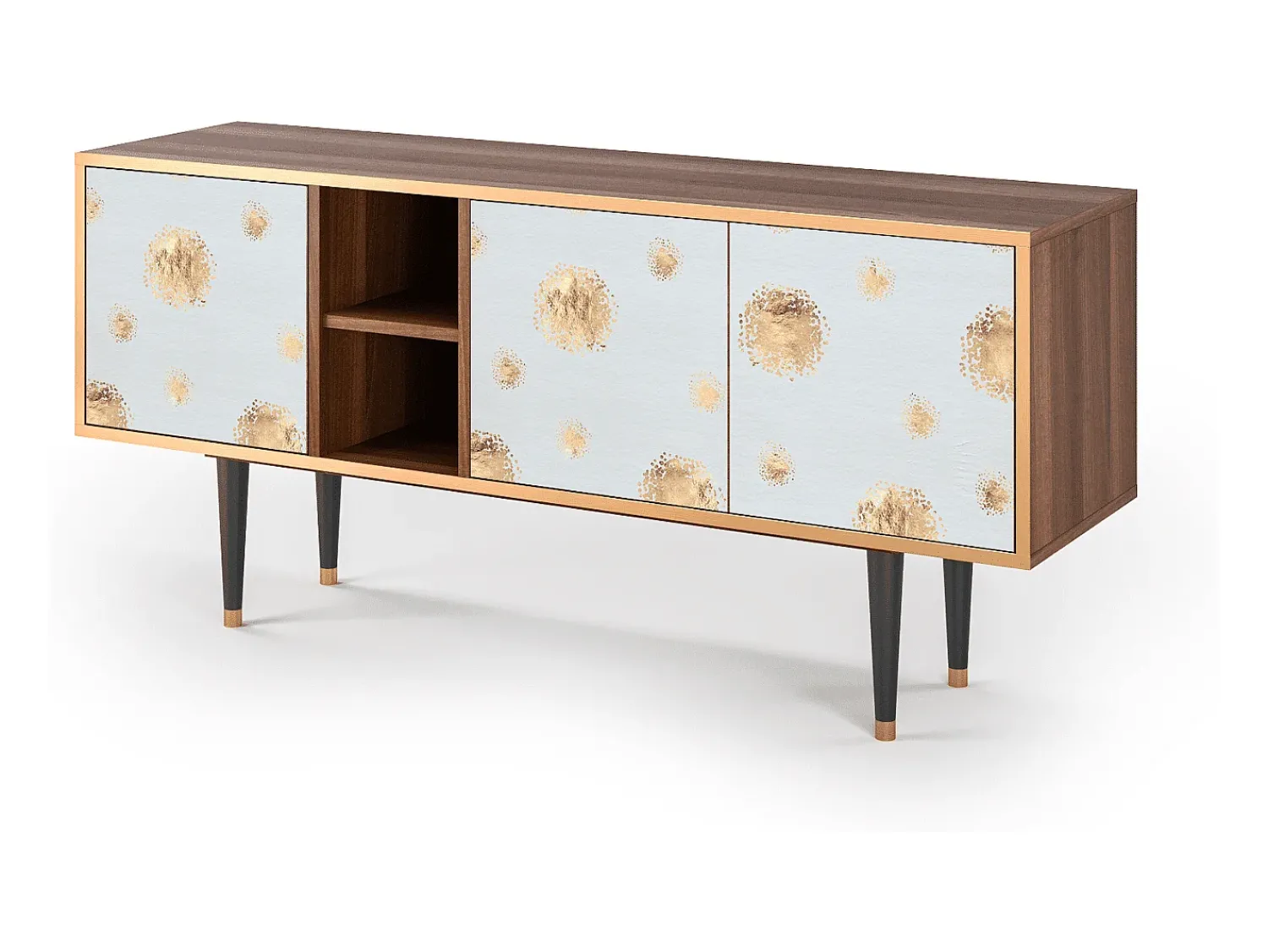Mueble de TV - 150х69х41 cm - T5 - Sky Latte, Nogueira^ Móvel De Tv