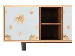 Mueble de TV - 150х69х41 cm - T5 - Sky Latte, Nogueira^ Móvel De Tv
