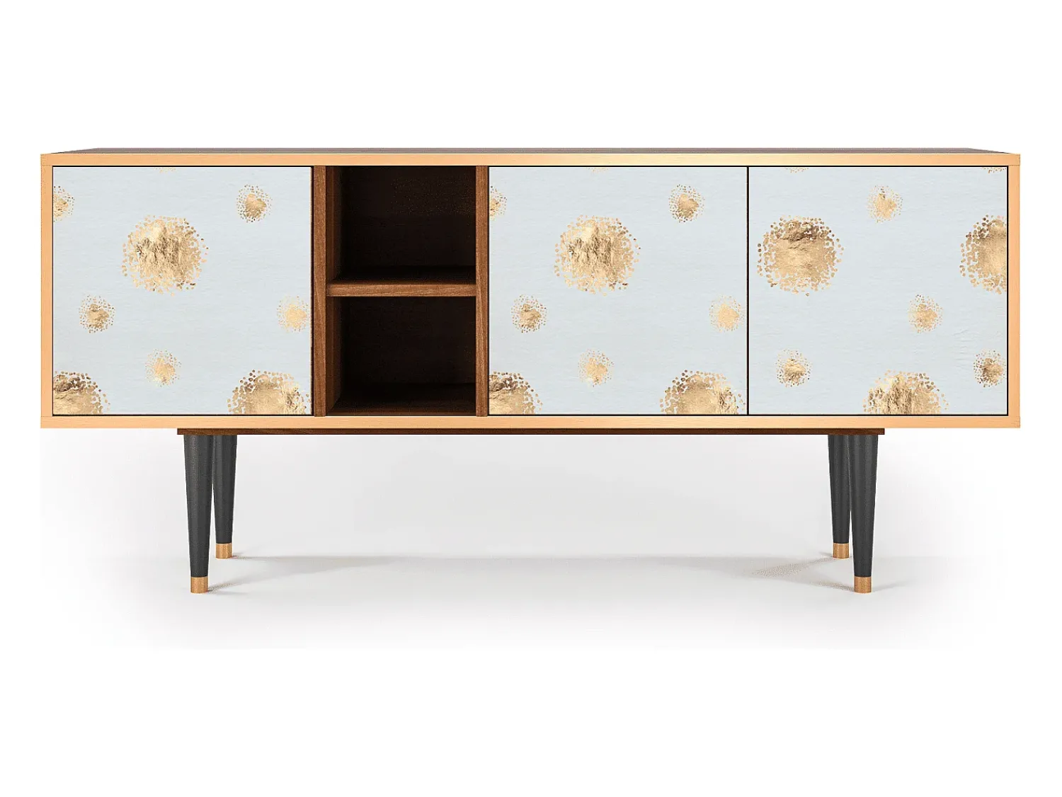 Mueble de TV - 150х69х41 cm - T5 - Sky Latte, Nogueira^ Móvel De Tv