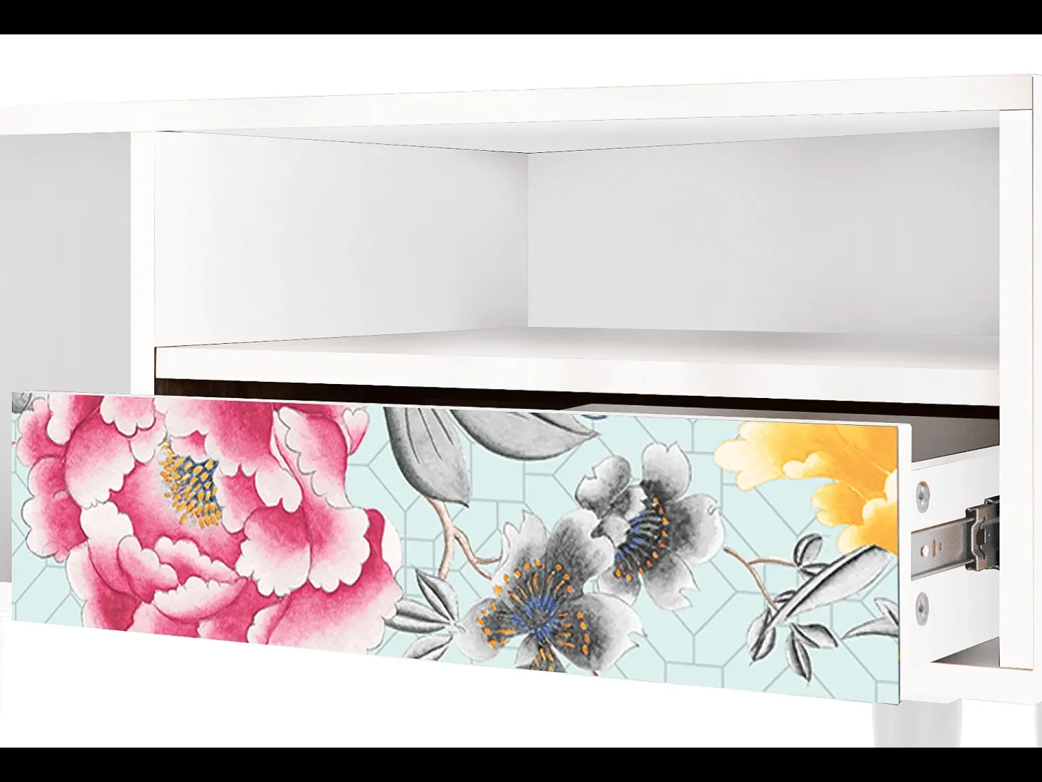 Sale Mueble de TV - 115х59х48 cm - T3 - Sky Garden, Branco Bege