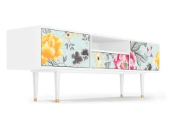 Móvel De Tv| Mueble de TV - 170х59х41 cm - T6 - Sky Garden, Branco Bege
