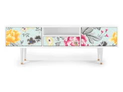 Móvel De Tv| Mueble de TV - 170х59х41 cm - T6 - Sky Garden, Branco Bege