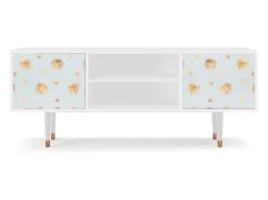 Móvel De Tv| Mueble de TV - 170х69х48 cm - T2 - Sky Latte, Branco Bege