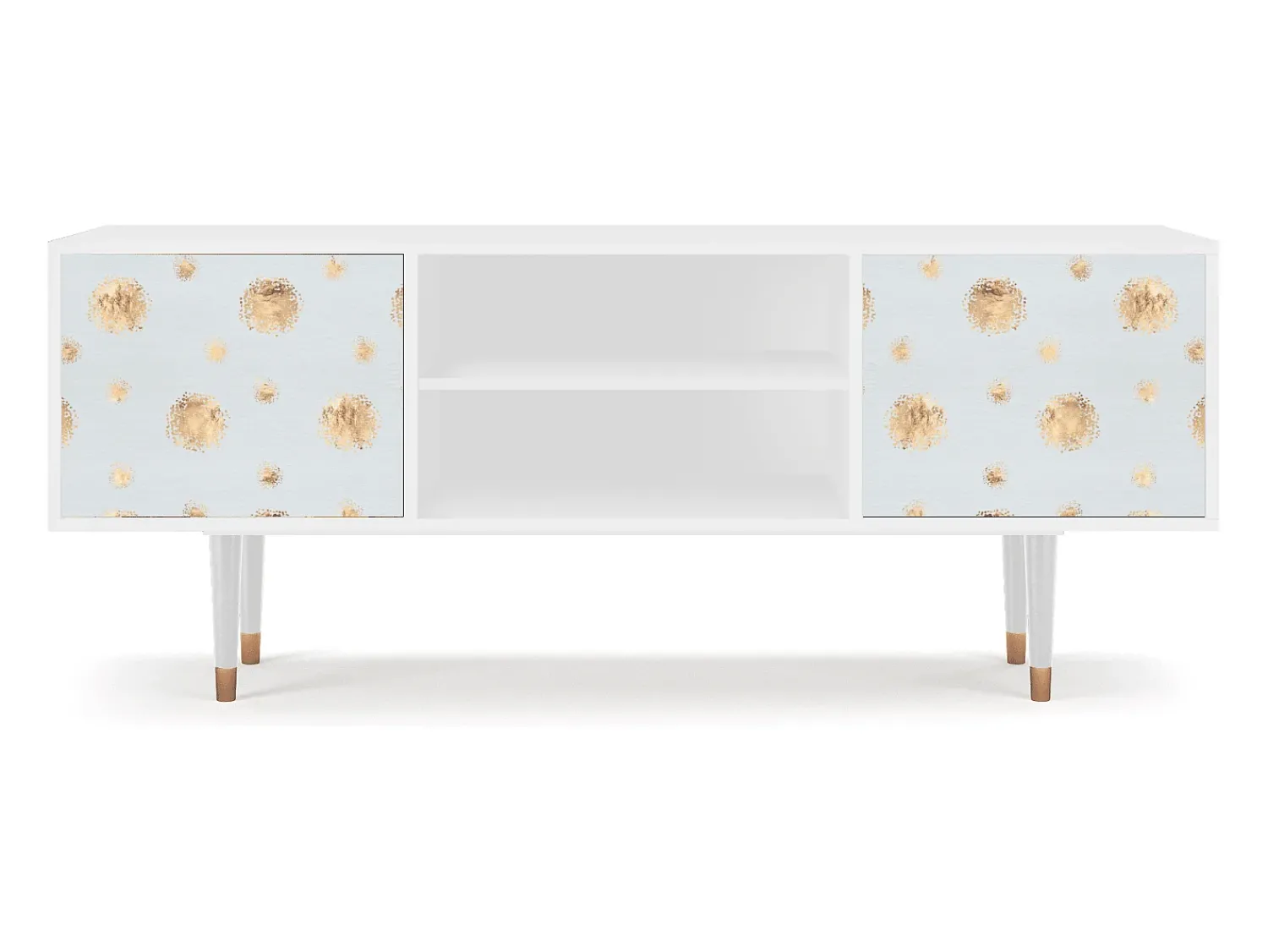 Móvel De Tv| Mueble de TV - 170х69х48 cm - T2 - Sky Latte, Branco Bege