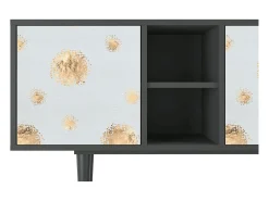 Mueble de TV - 150х69х41 cm - T5 - Sky Latte, Antracite^ Móvel De Tv