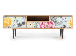 Móvel De Tv| Mueble de TV - 170х59х41 cm - T6 - Sky Garden, Nogueira Castanho