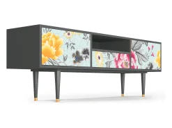 Clearance Mueble de TV - 170х59х41 cm - T6 - Sky Garden, Antracite Cinza antracite