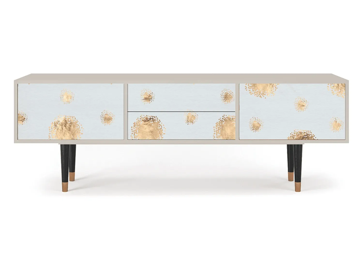Móvel De Tv* Mueble de TV - 170х59х48 cm - T4 - Sky Latte, Areia Bege