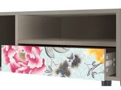 Móvel De Tv* Mueble de TV - 115х59х48 cm - T3 - Sky Garden, Areia Bege