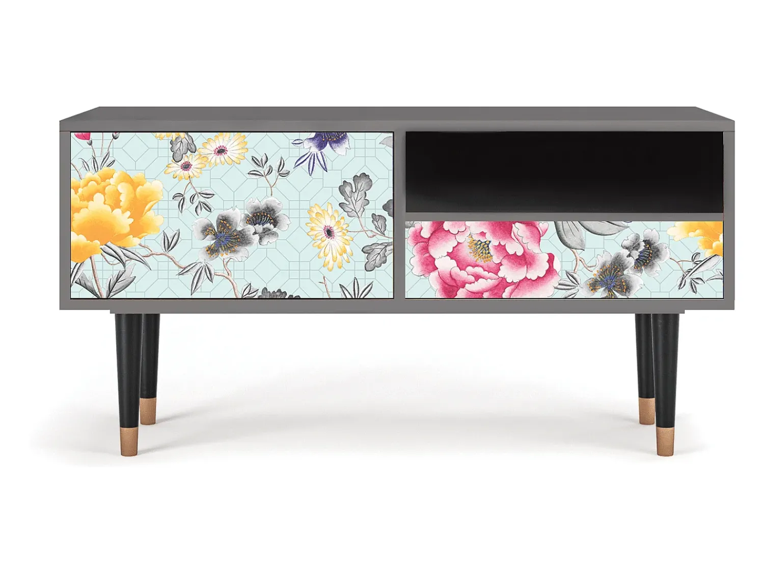 Móvel De Tv* Mueble de TV - 115х59х48 cm - T3 - Sky Garden, Areia Bege
